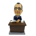 Stock Body Corporate/Office Executive Reviewing Contracts Male Bobblehead
